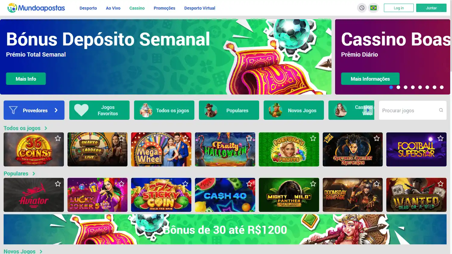 Mundoapostas Casino screenshot 3
