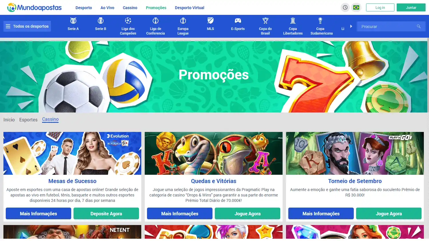 Mundoapostas Casino screenshot 4
