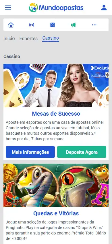 Mundoapostas Casino screenshot 7