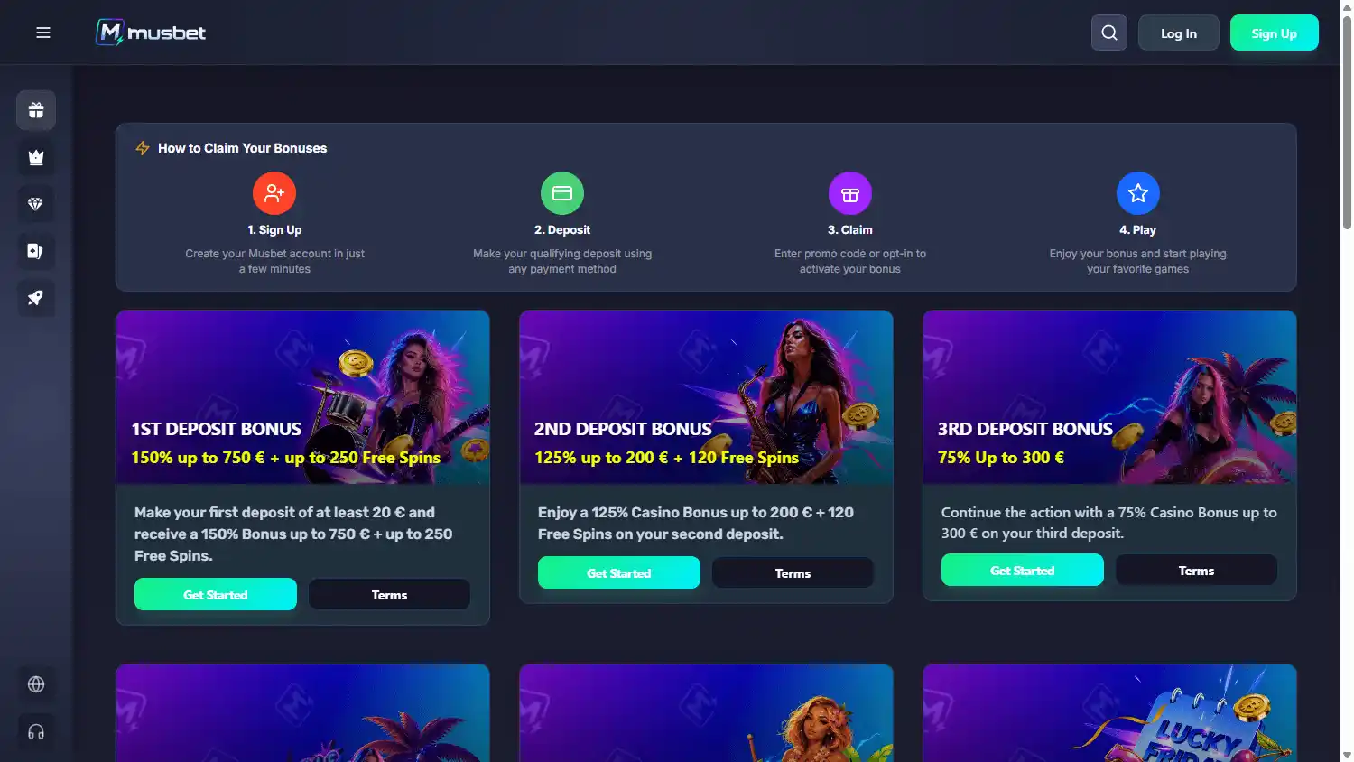 Musbet Casino screenshot 3