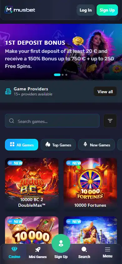 Musbet Casino screenshot 5