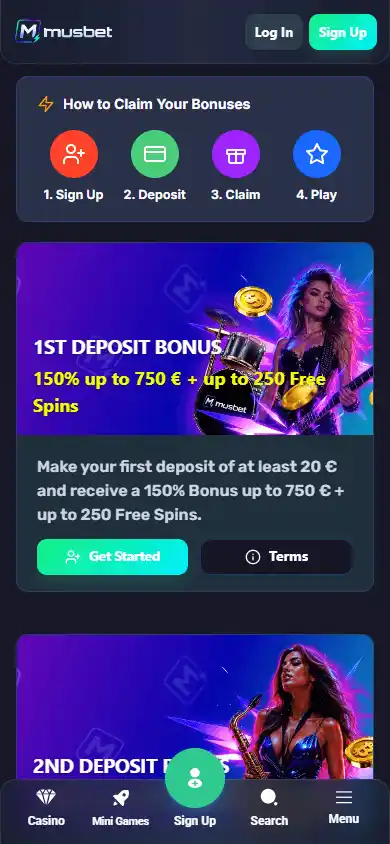 Musbet Casino screenshot 6