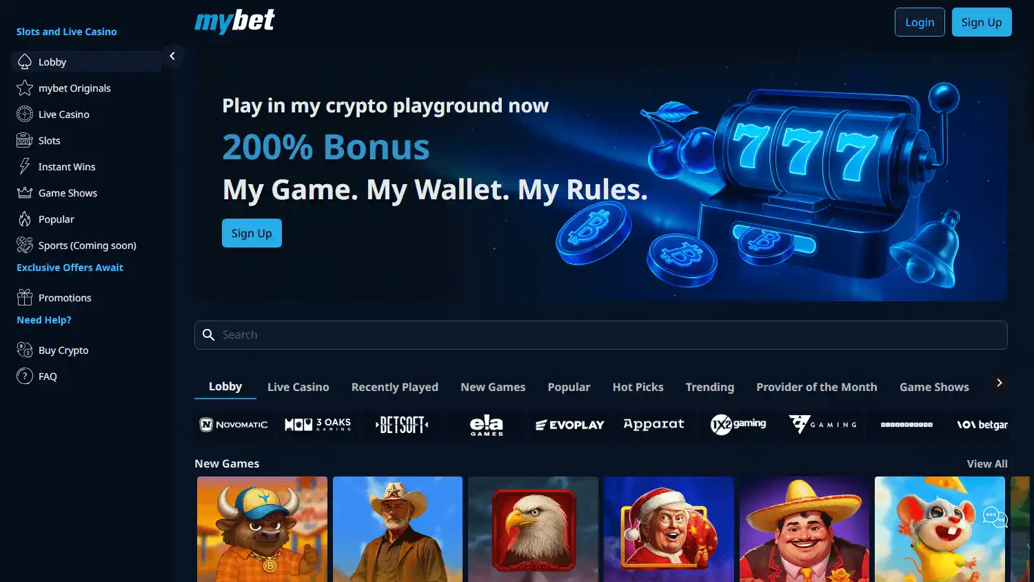 MyBet Casino screenshot 2
