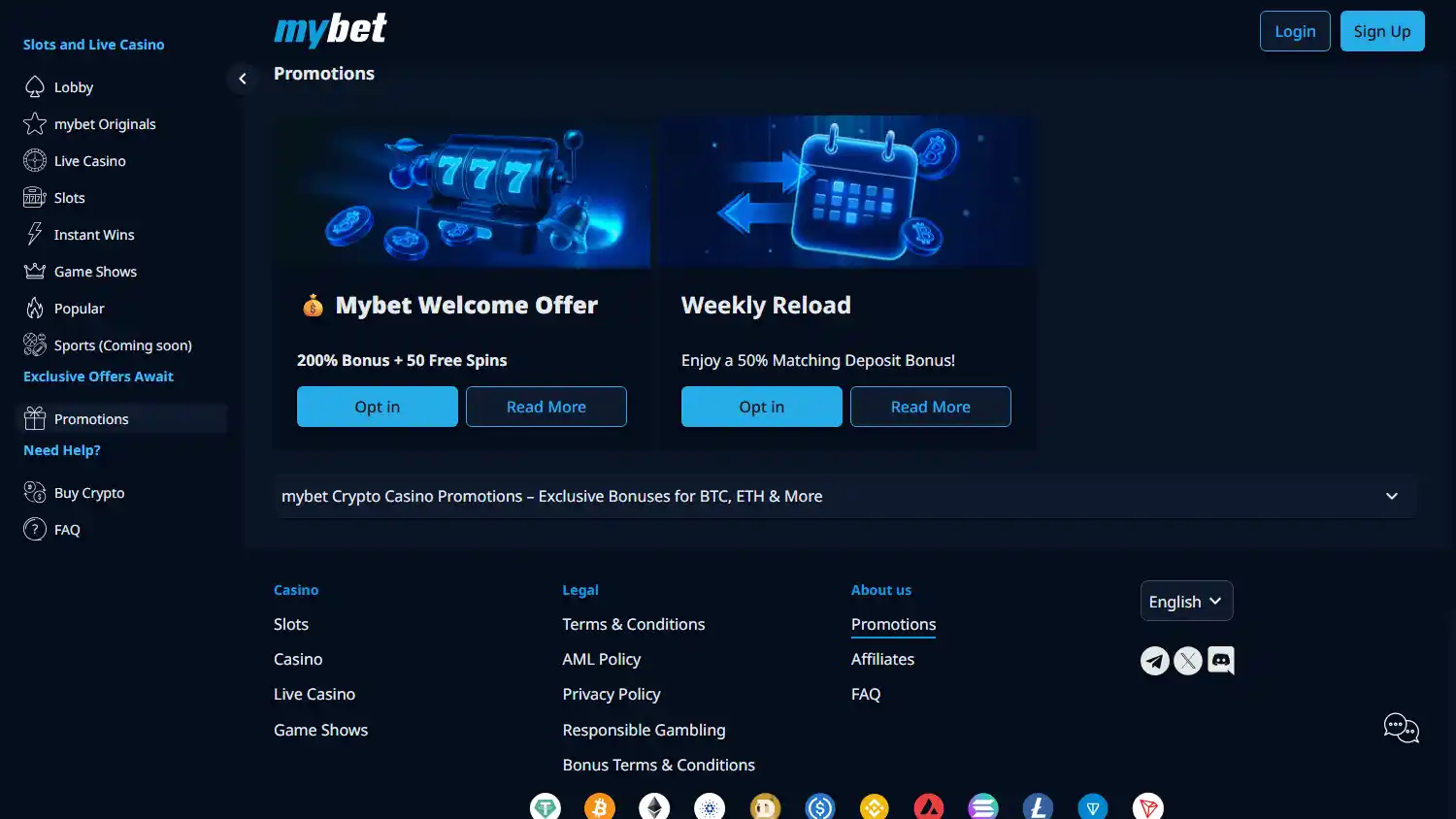 MyBet Casino screenshot 3