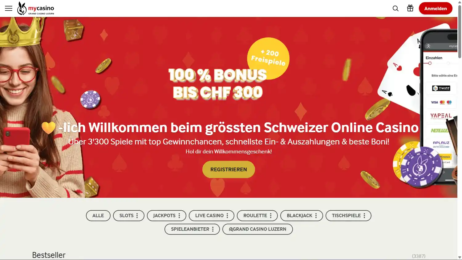 MyCasino CH screenshot 1