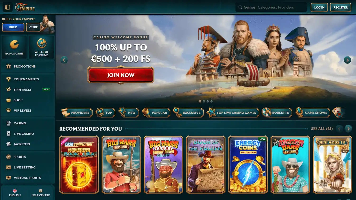 MyEmpire Casino screenshot 1