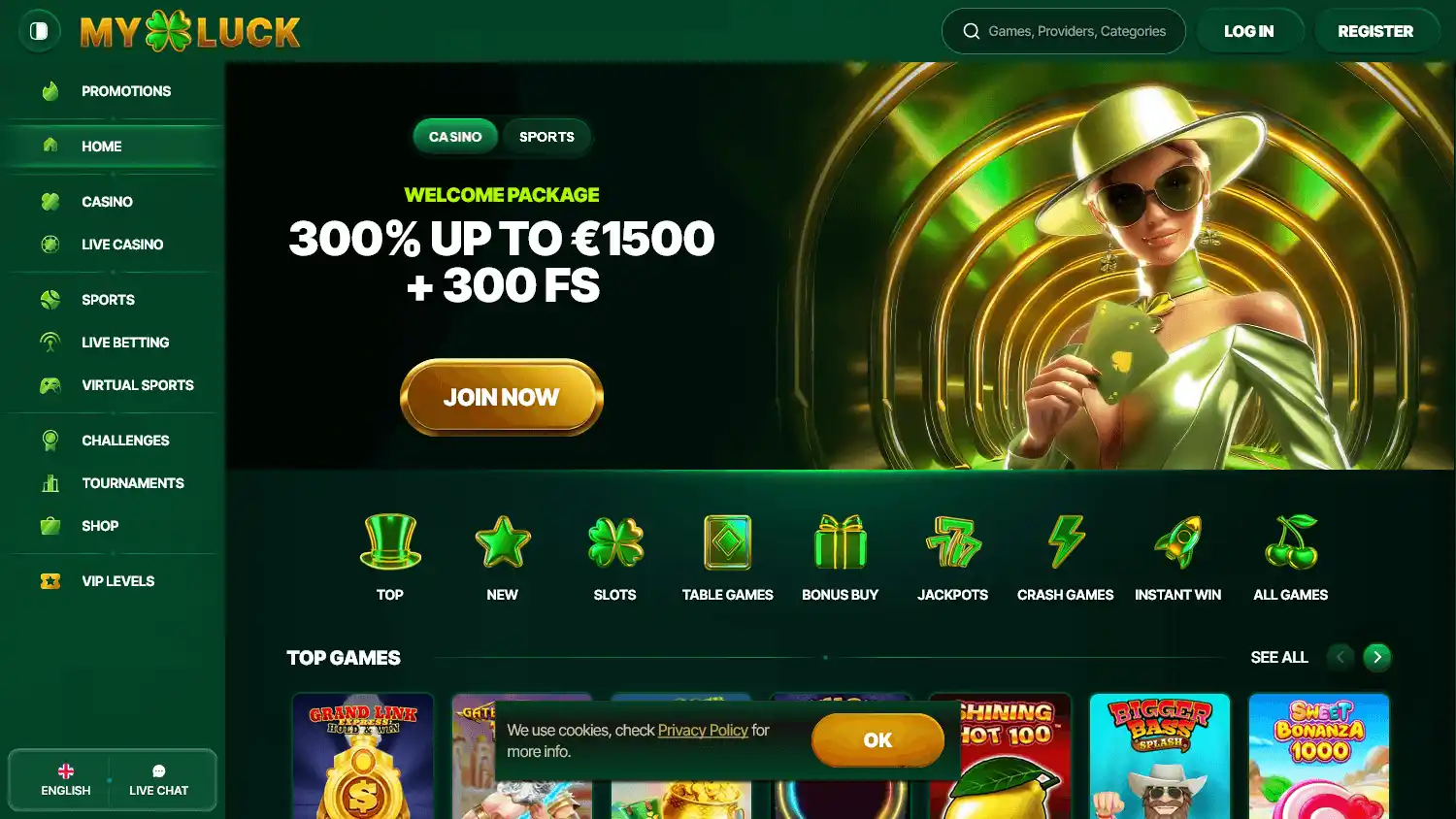 MyLuck Casino screenshot 1