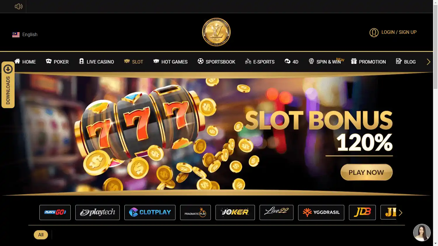 Mylvking Casino screenshot 2