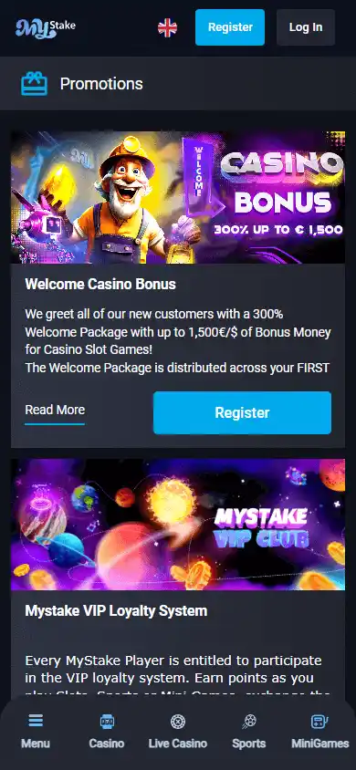 MyStake Casino screenshot 6