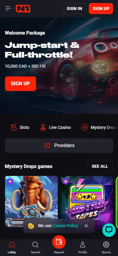 N1 Bet Casino screenshot 3