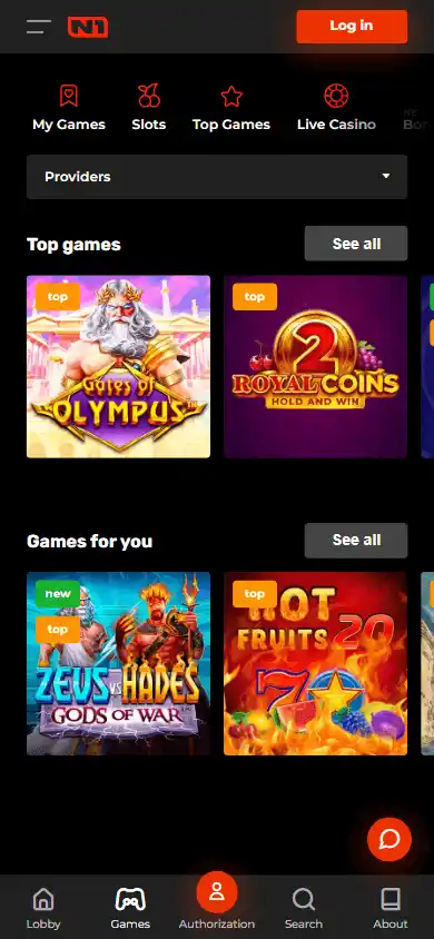 N1 Casino screenshot 10