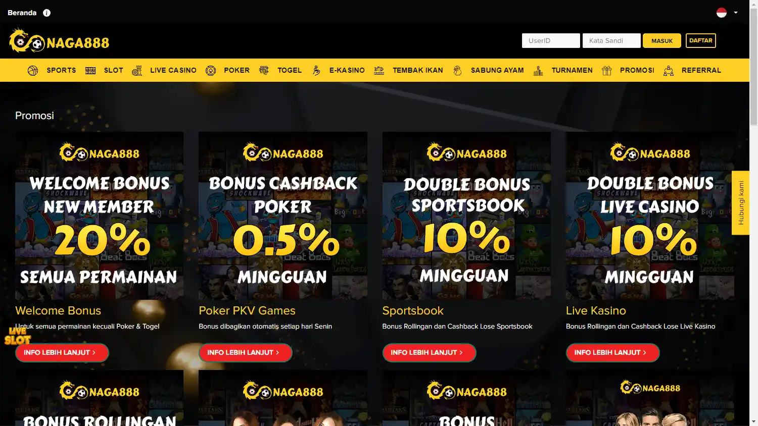 Naga888 Casino screenshot 3