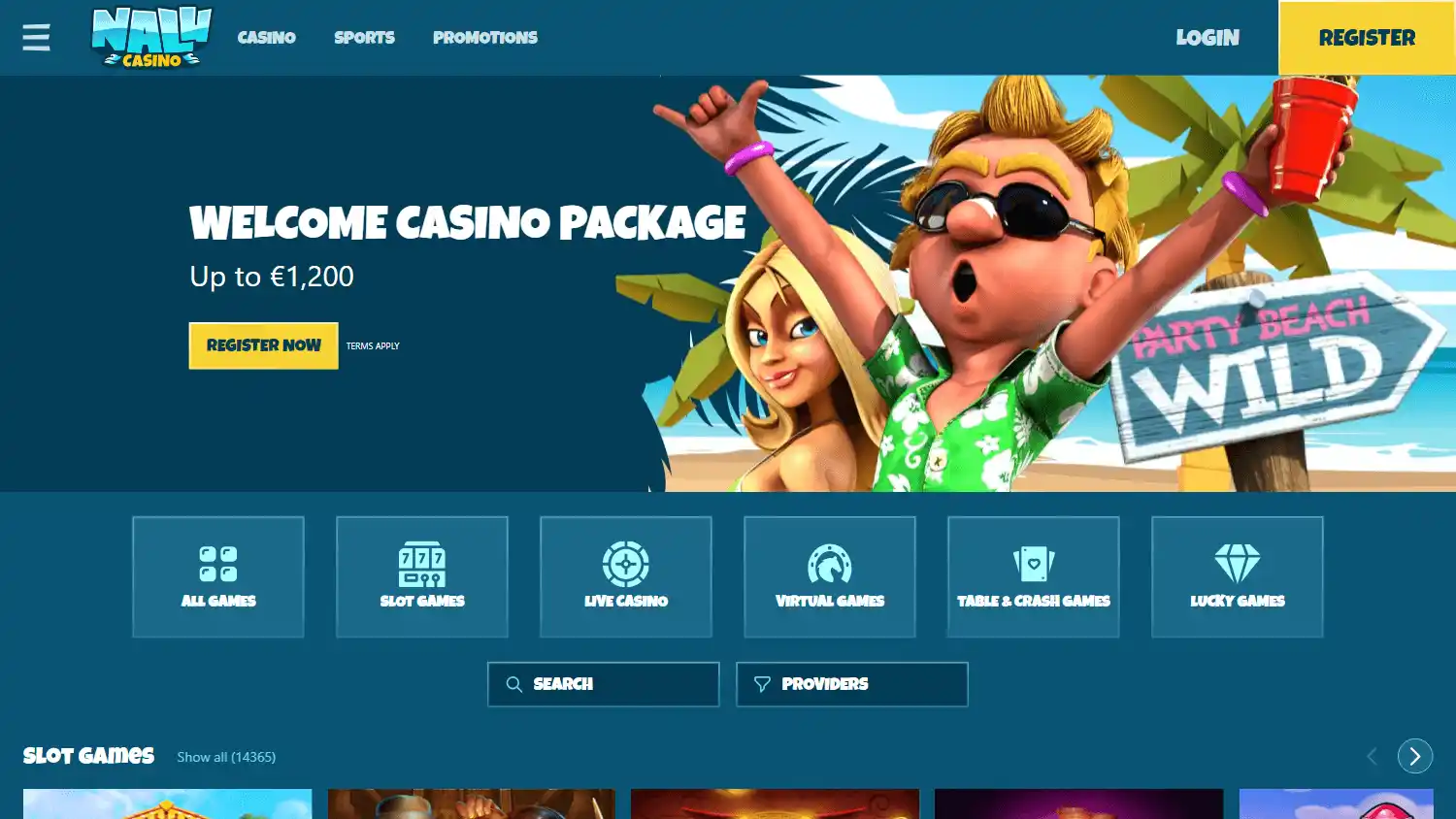 Nalu Casino screenshot 1