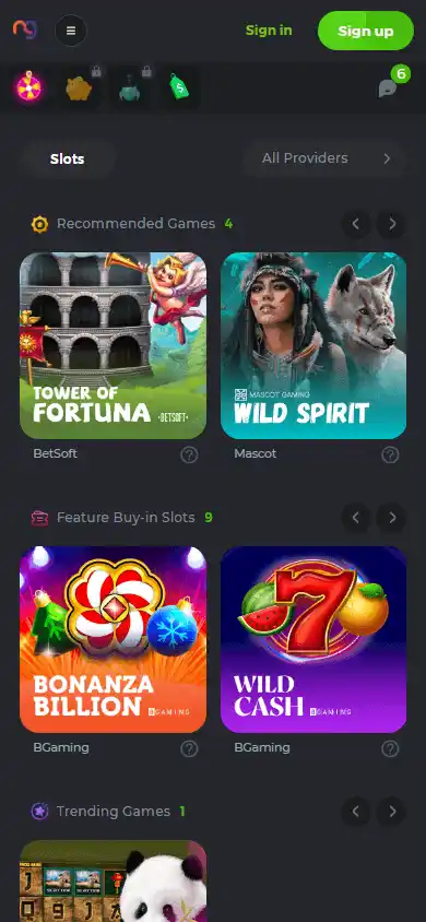 NANOGAMES.IO Casino screenshot 5
