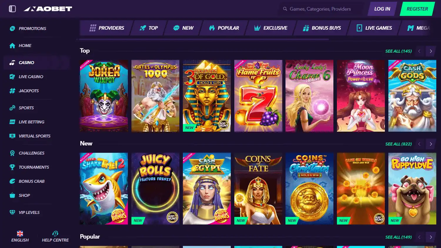 NaoBet Casino screenshot 2