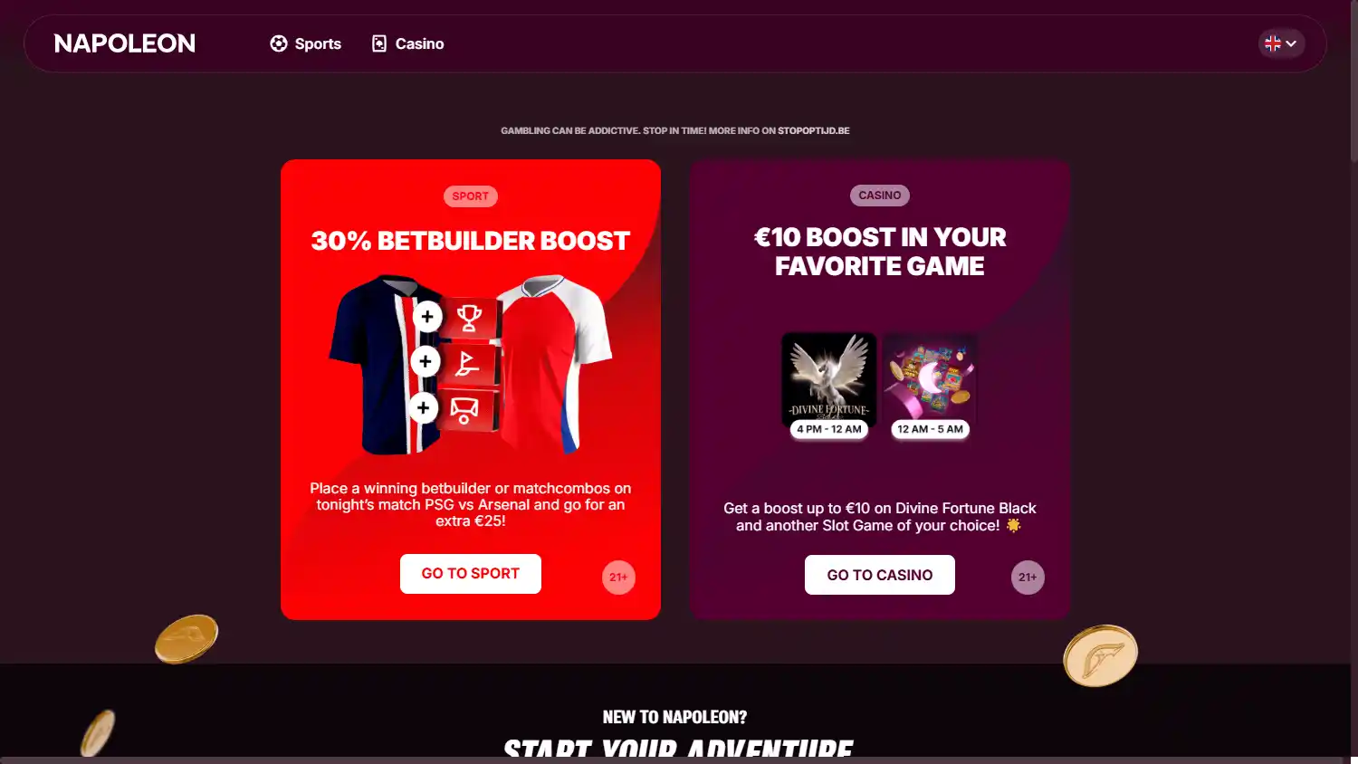 Napoleon Casino screenshot 1