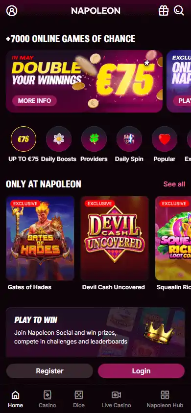 Napoleon Casino screenshot 5