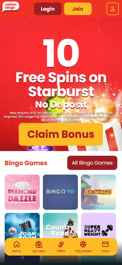 Nation Bingo Casino screenshot 4