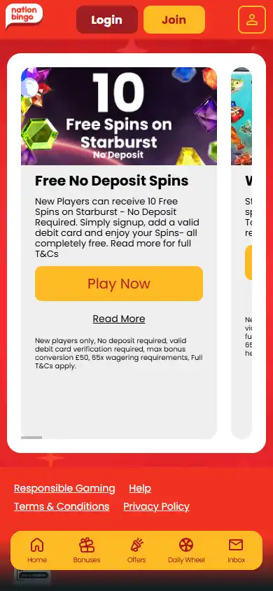 Nation Bingo Casino screenshot 6