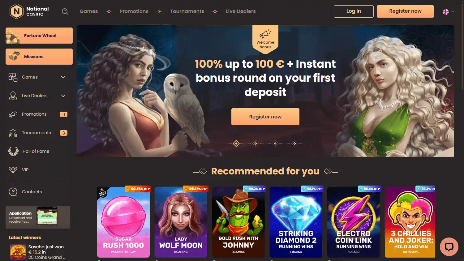 National Casino screenshot 1