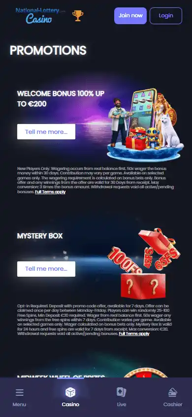 National-Lottery.com Casino screenshot 6