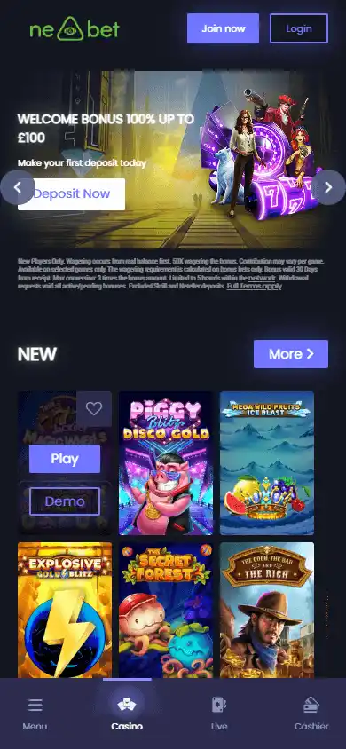 Ne-Bet Casino screenshot 4