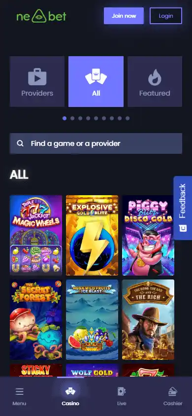 Ne-Bet Casino screenshot 5