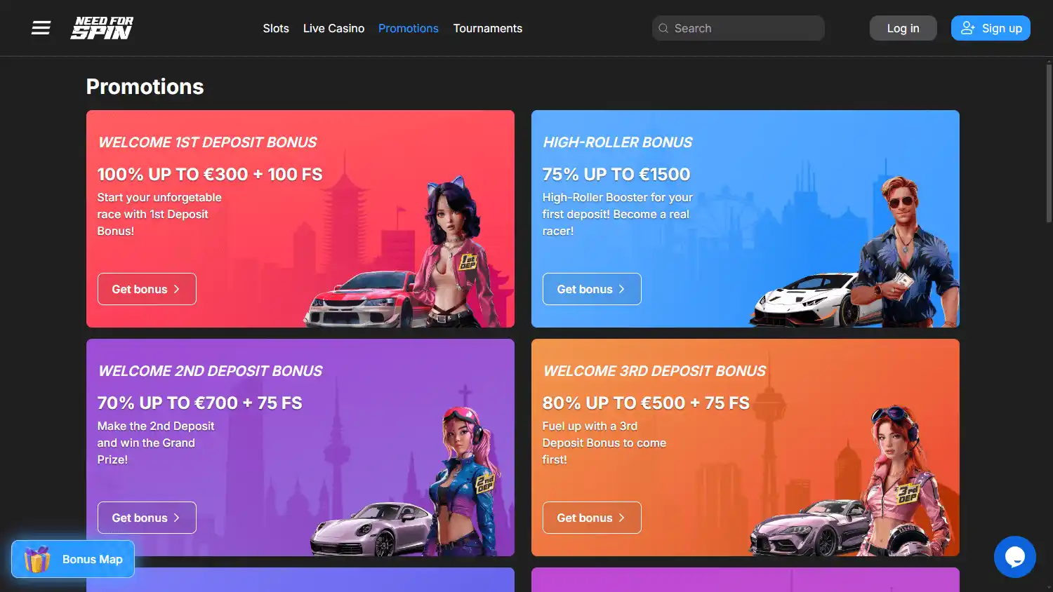Need For Spin Casino screenshot 3