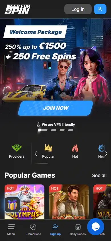 Need For Spin Casino screenshot 4