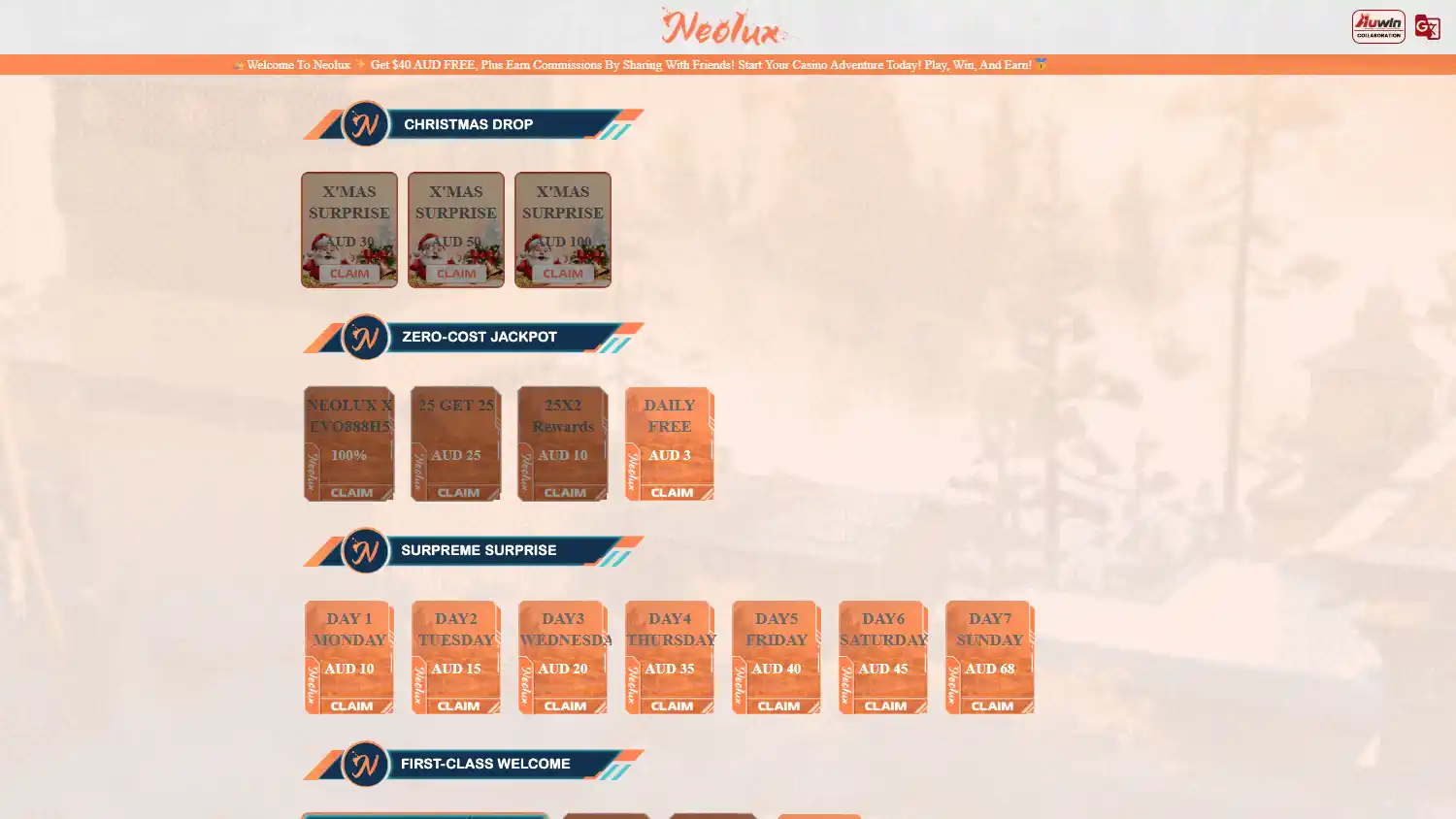 Neolux Casino screenshot 2