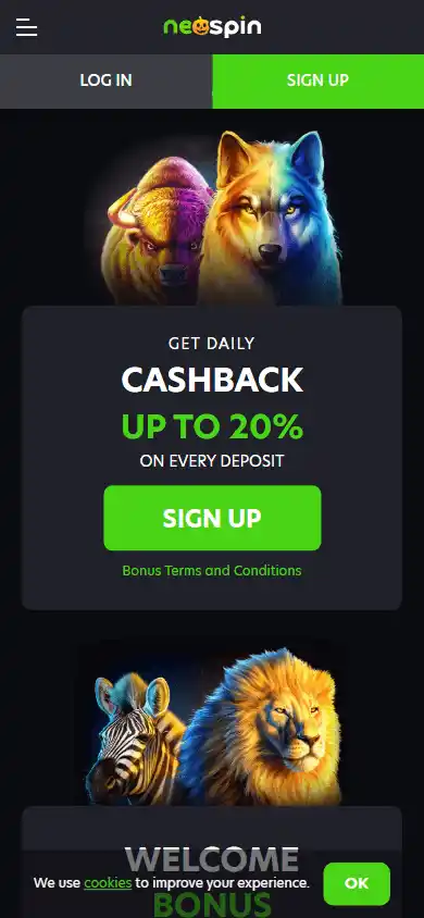 Neospin Casino screenshot 6