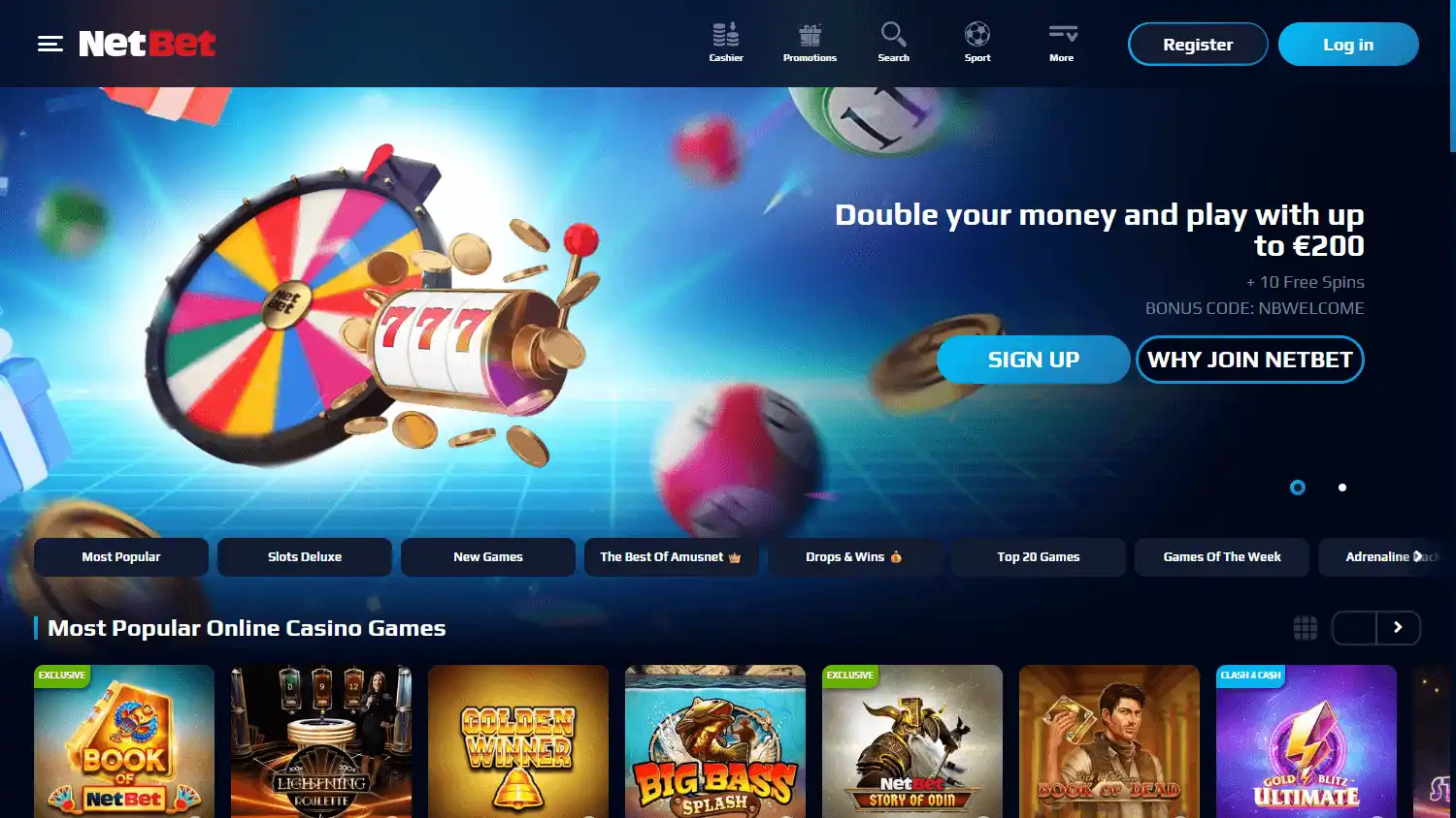 NetBet Casino screenshot 1