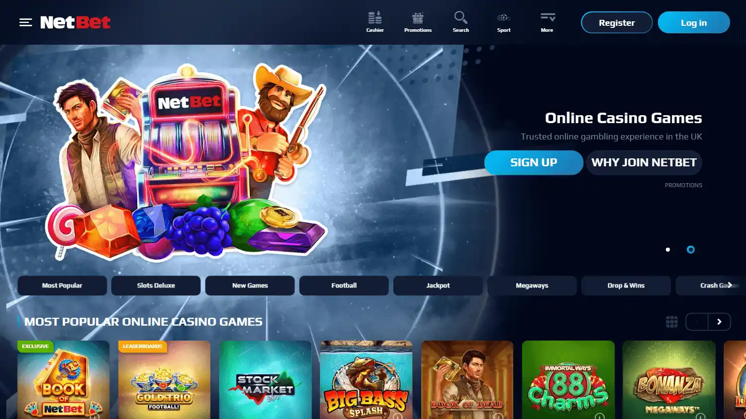 NetBet Casino screenshot 1
