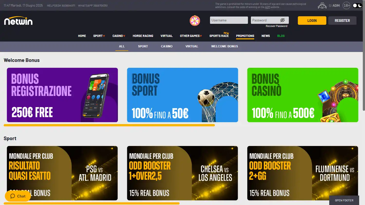 Netwin Casino screenshot 3