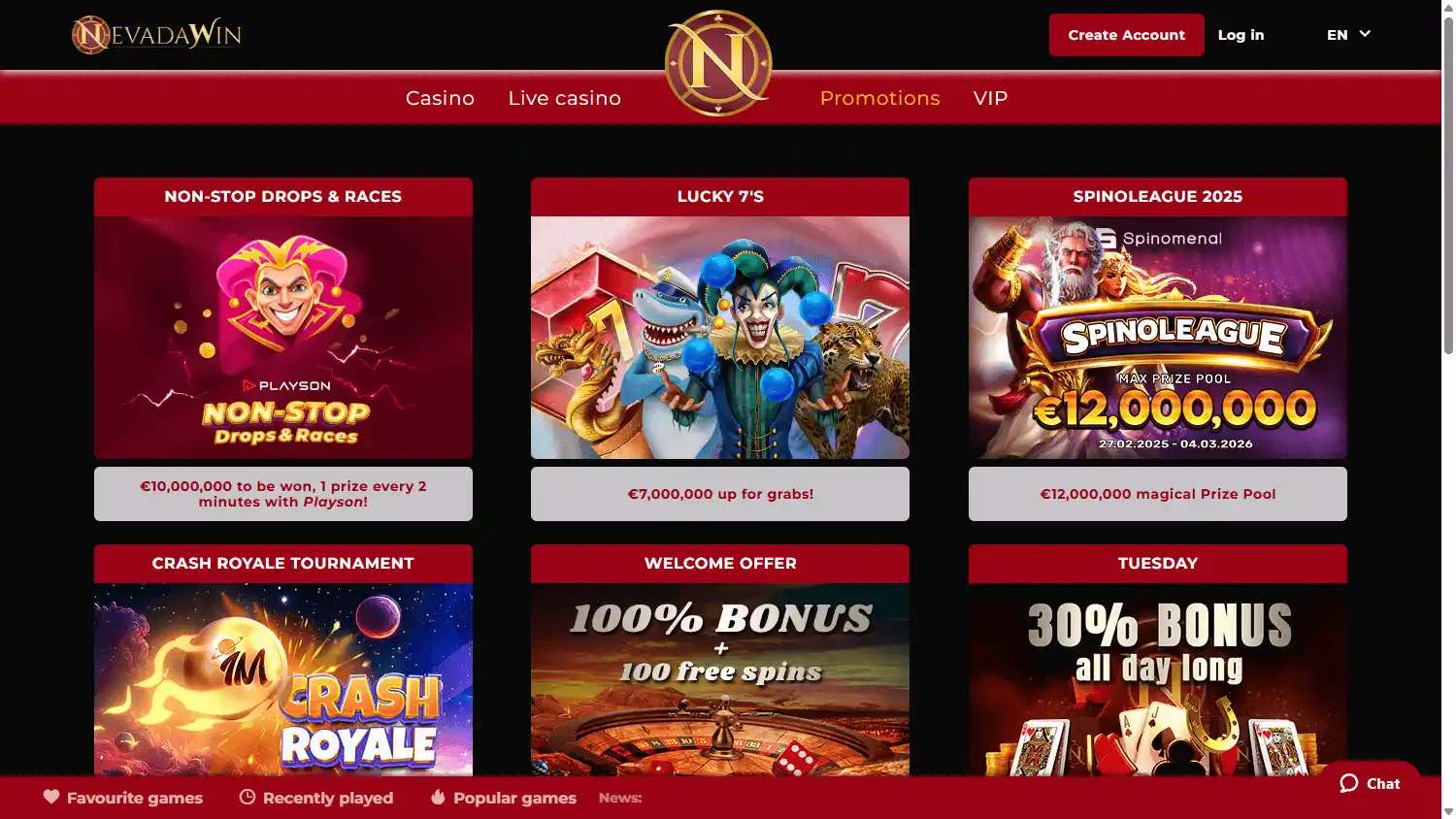 Nevada Win Casino screenshot 3