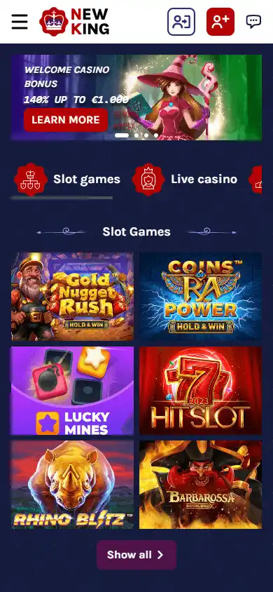 New king Casino screenshot 4