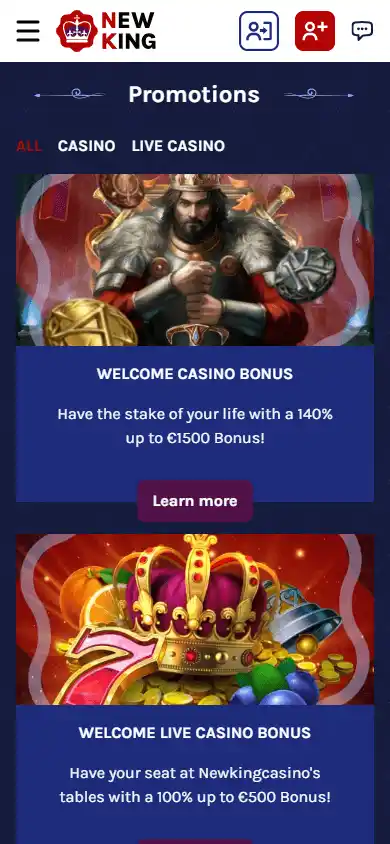 New king Casino screenshot 6