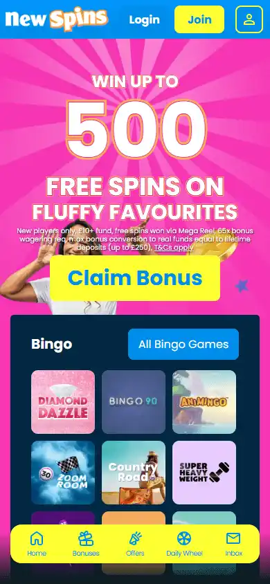 NewSpins Casino screenshot 4