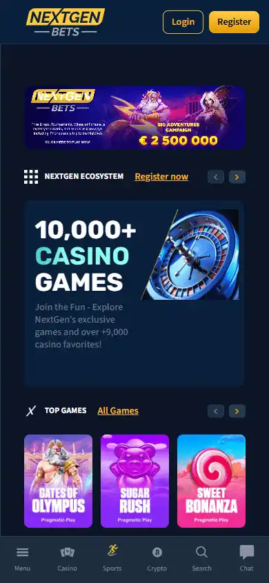 Nextgen Bets Casino screenshot 3