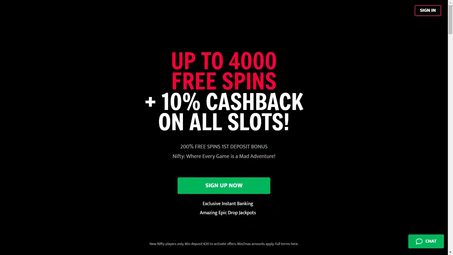 Nifty Casino screenshot 1