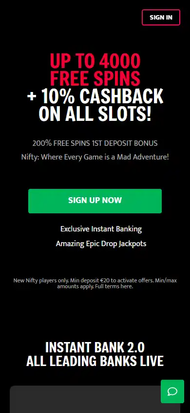 Nifty Casino screenshot 2
