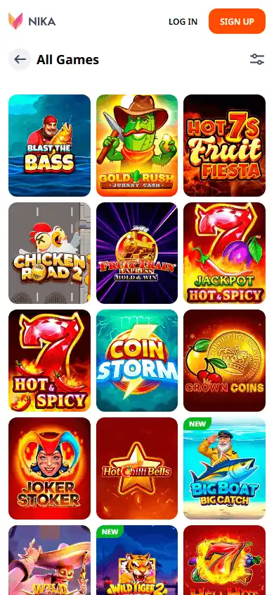 NIKA Casino screenshot 5