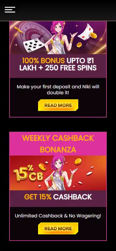 NikiLuck Casino IN screenshot 6