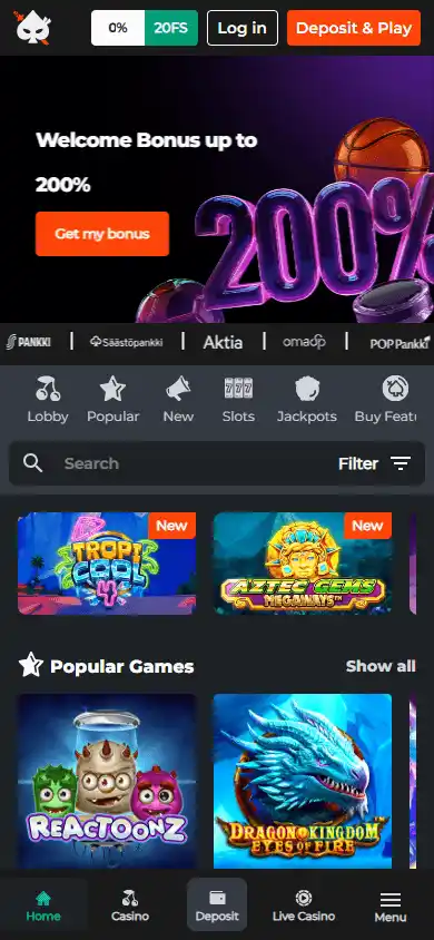 Ninja Casino SE screenshot 5