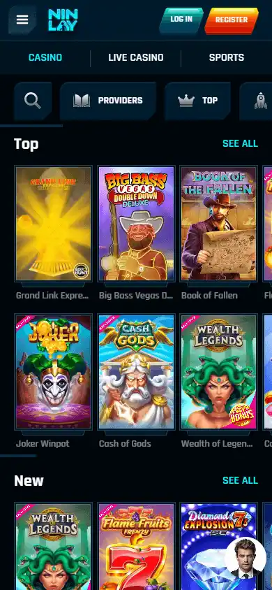Ninlay Casino screenshot 5