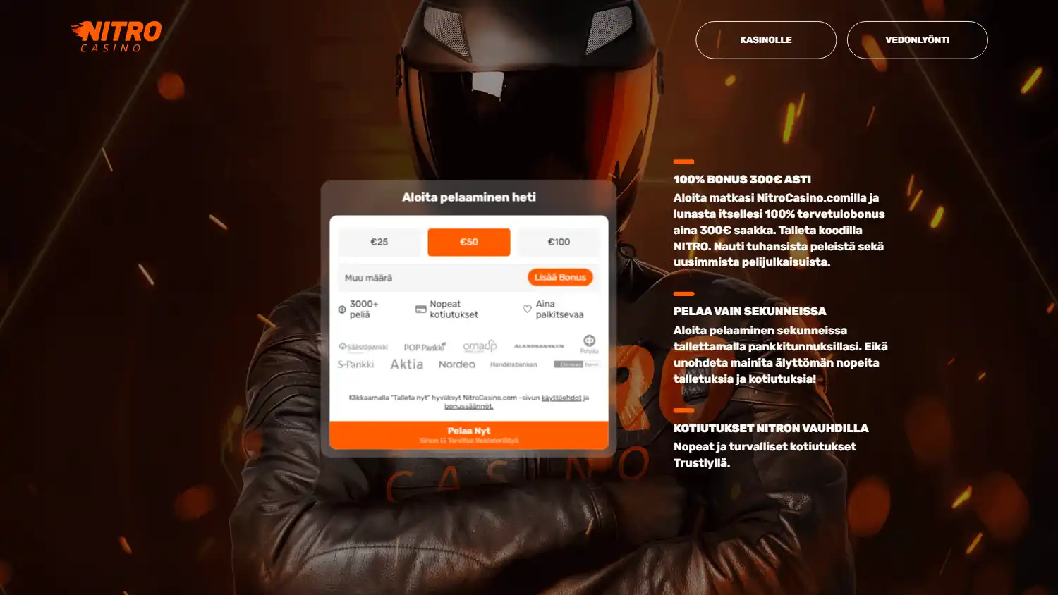 Nitro Casino screenshot 1