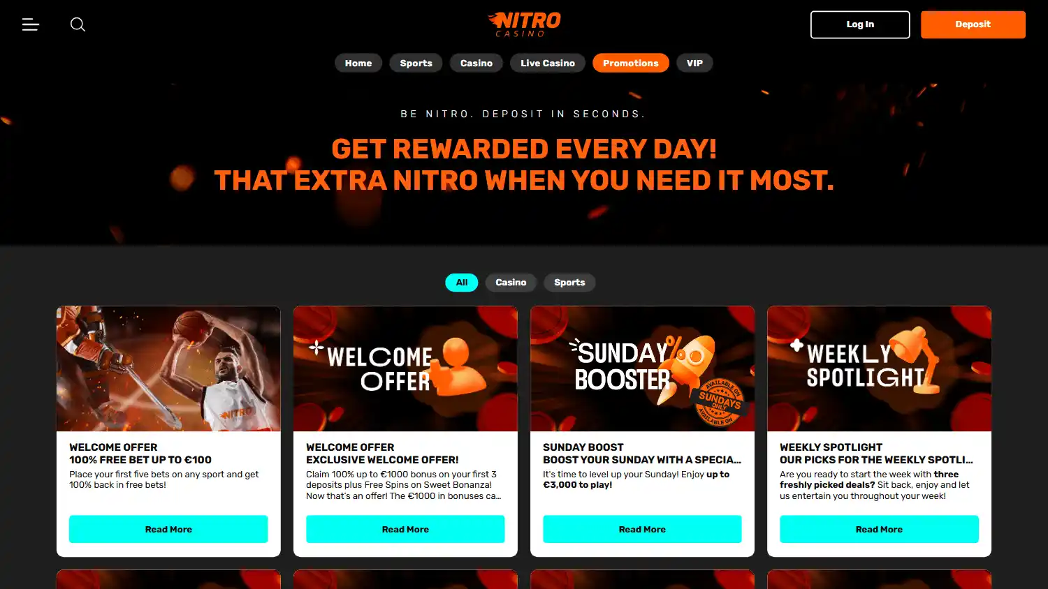 Nitro Casino screenshot 3