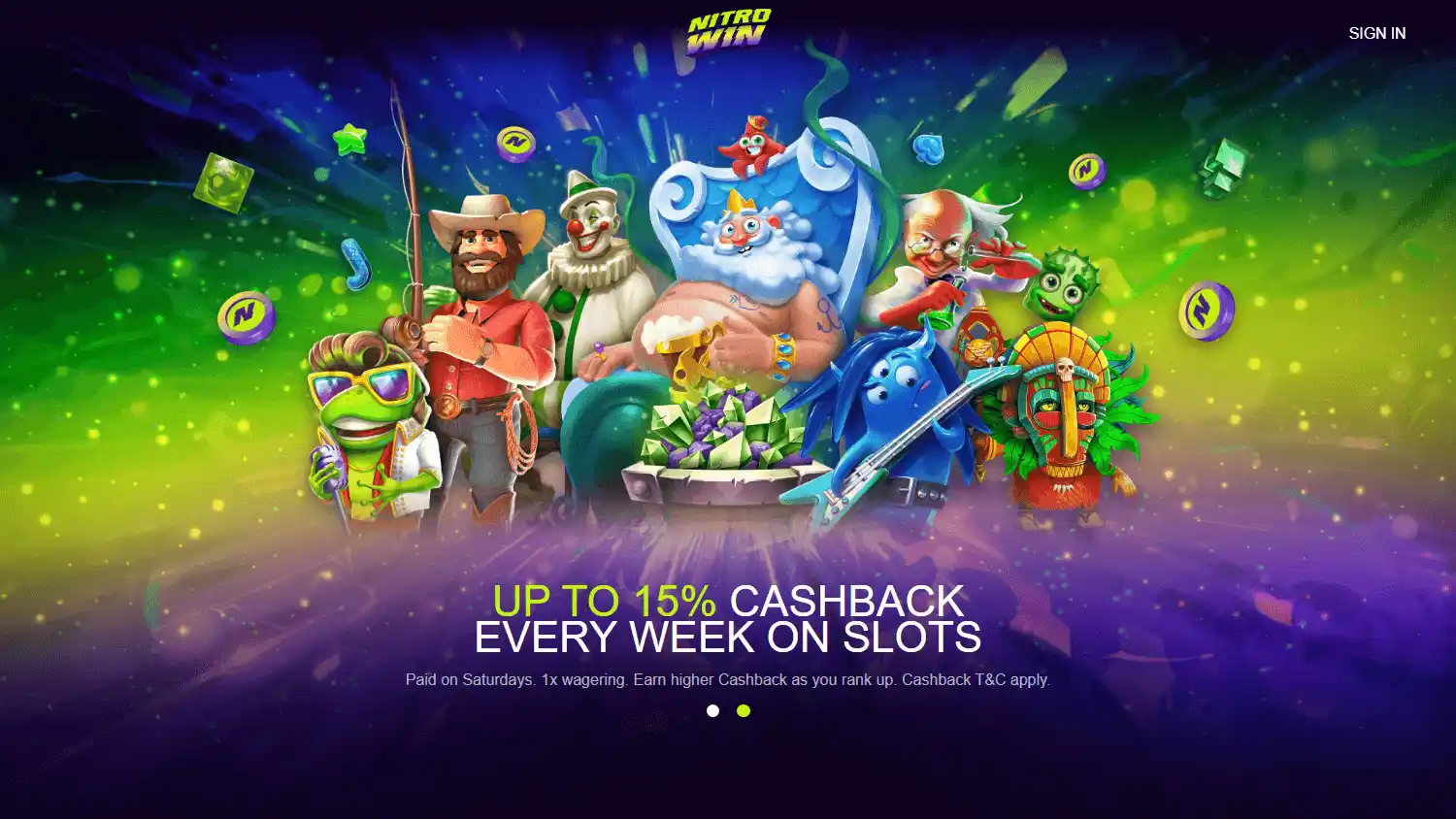 Nitro Win Casino screenshot 1