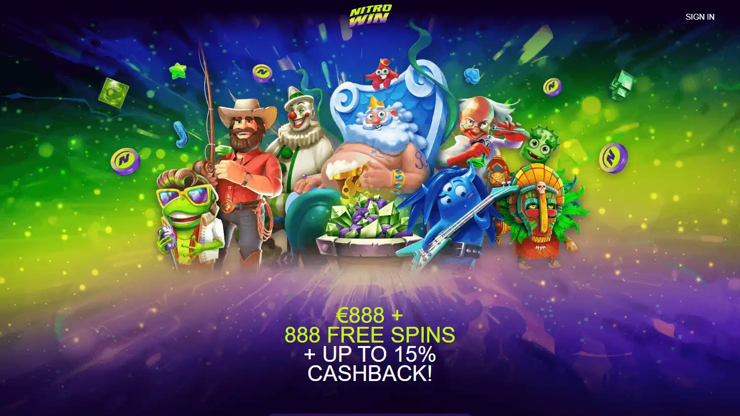 Nitro Win Casino screenshot 2