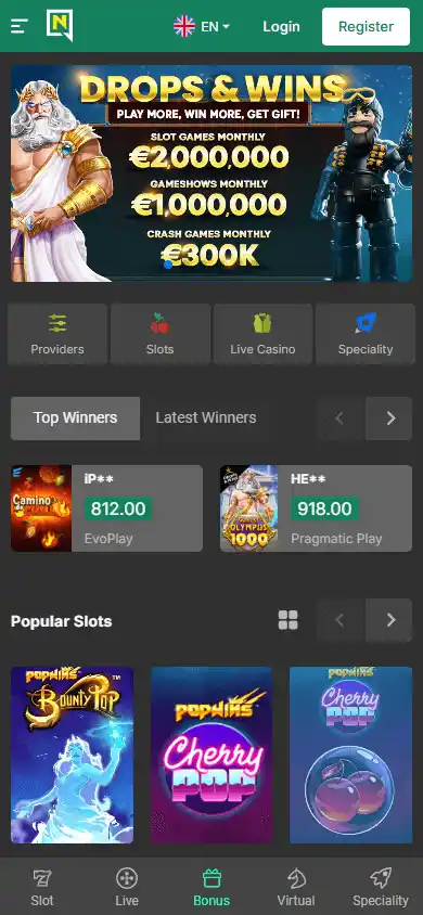 Nitrowinner Casino screenshot 4